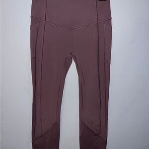 Lululemon All The Right Places Crop II 23'' Antique Bark